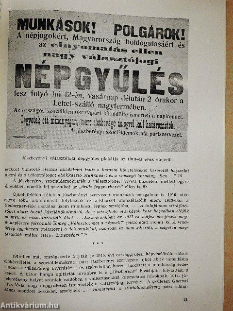 Az Őszirózsás Forradalom és a Tanácsköztársaság a Jászságban