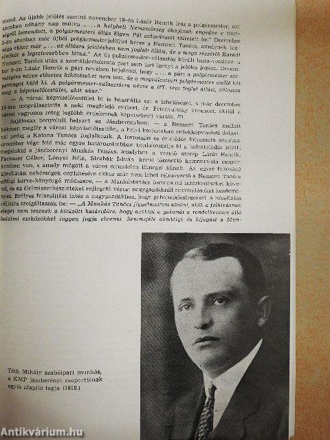 Az Őszirózsás Forradalom és a Tanácsköztársaság a Jászságban