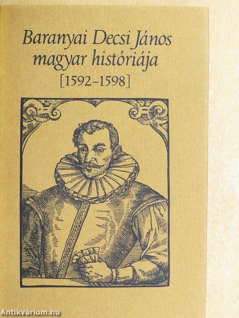 Baranyai Decsi János magyar históriája