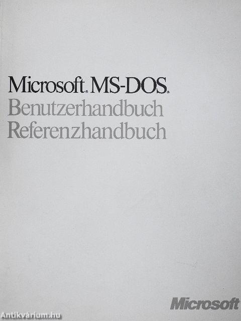 Microsoft MS-DOS Benutzerhandbuch