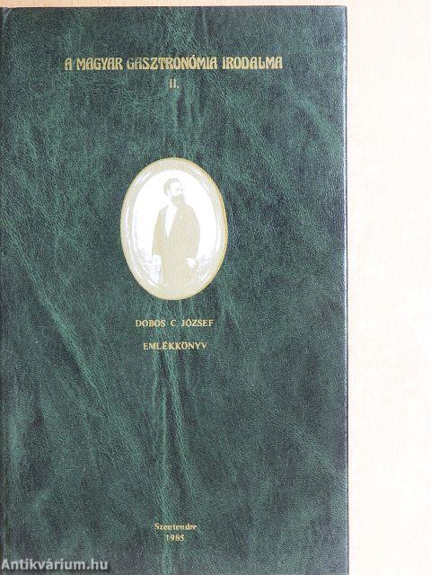 A magyar gasztronómia irodalma II.