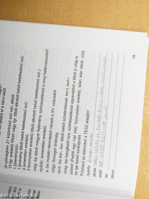 Magyar nyelv VIII. feladatgyűjtemény