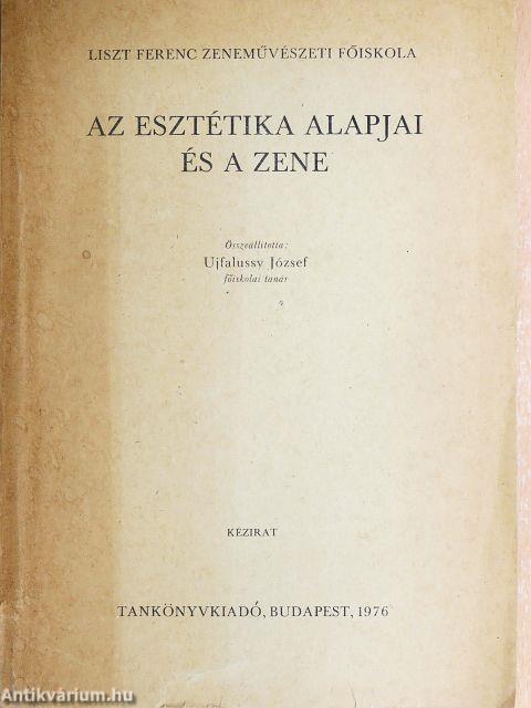 Az esztétika alapjai és a zene