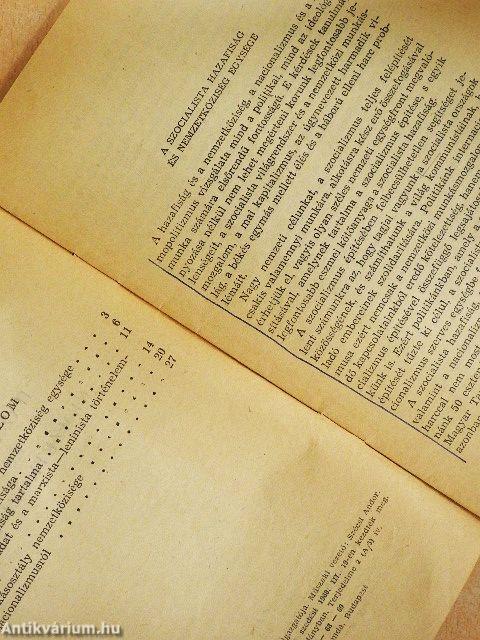 Hazafiság és nemzetköziség