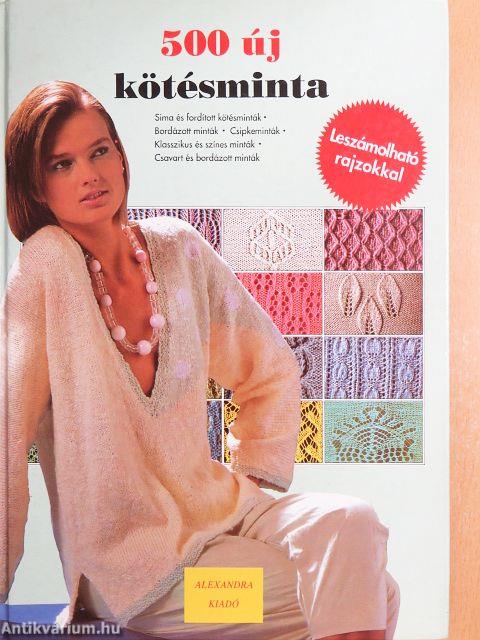 500 új kötésminta