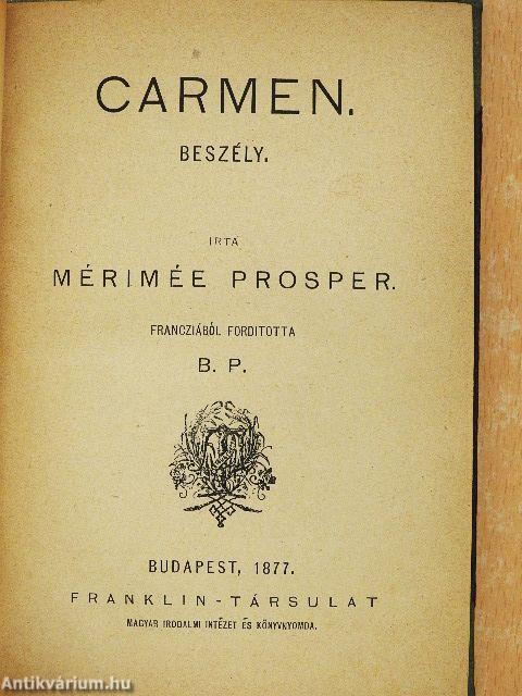 Carmen/Colomba/Guillot Arséne/Aubain abbé