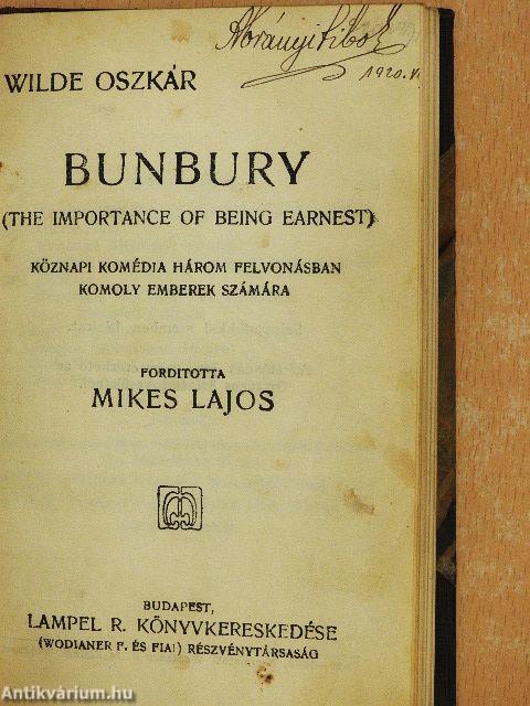 Az eszményi férj/Lady Windermere legyezője/Bunbury