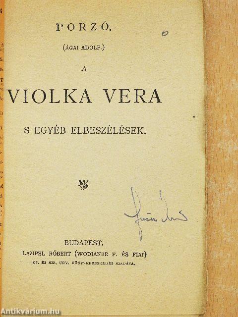 A Violka Vera s egyéb elbeszélések