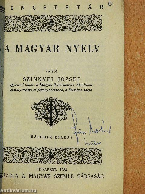 A magyar nyelv