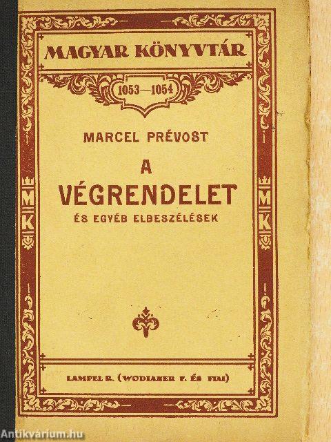 A végrendelet és egyéb elbeszélések