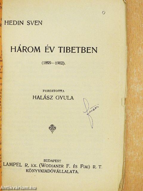 Három év Tibetben