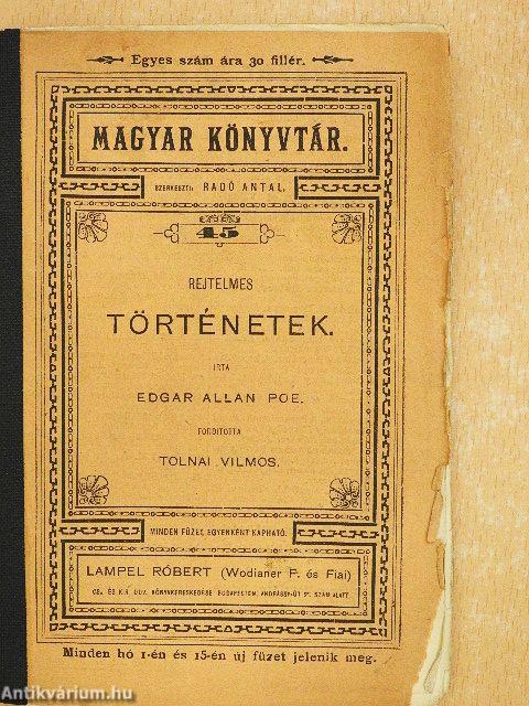 Rejtelmes történetek I.