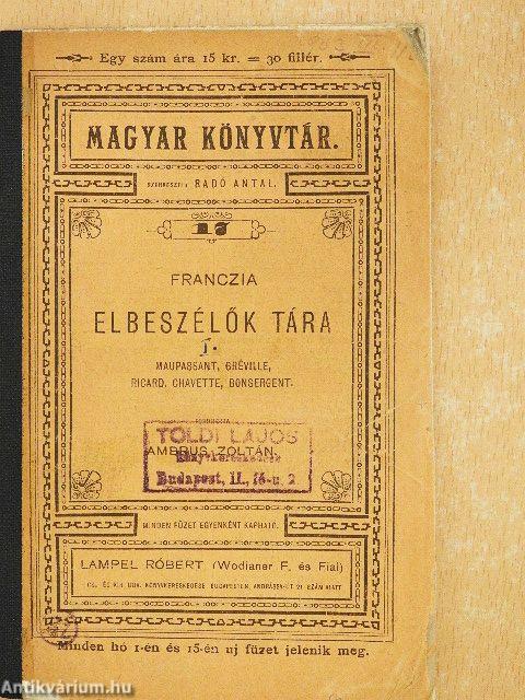 Franczia elbeszélők tára