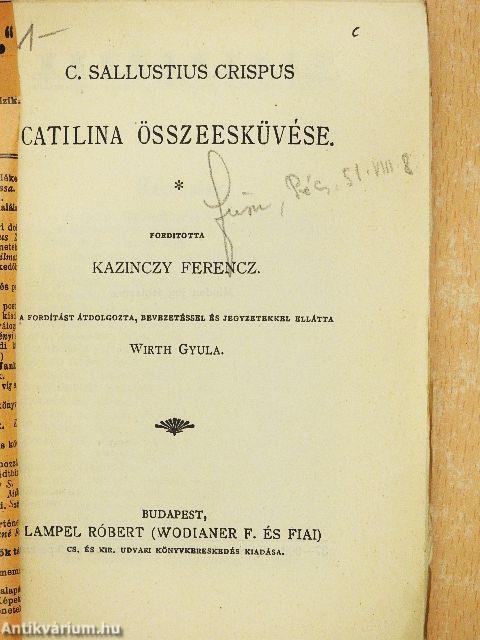 Catilina összeesküvése