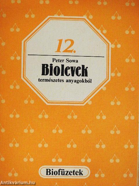 Biolevek természetes anyagokból