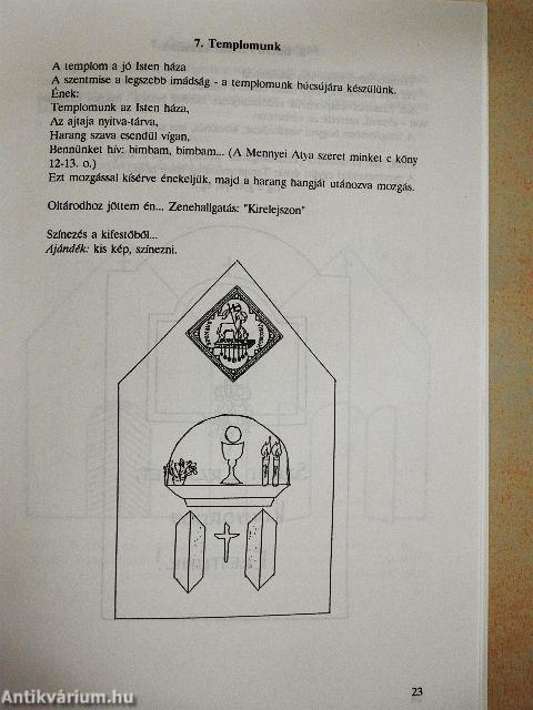 A mennyei kiskert előtere...