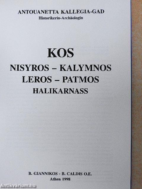 Kos - Nisyros - Kalymnos - Leros - Patmos - Halikarnass