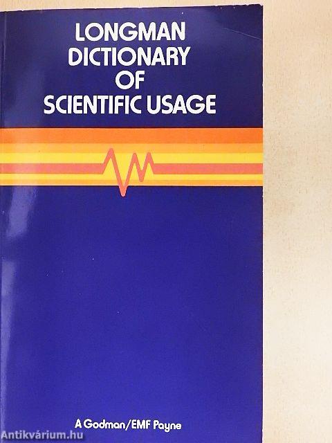 Longman Dictionary of Scientic Usage
