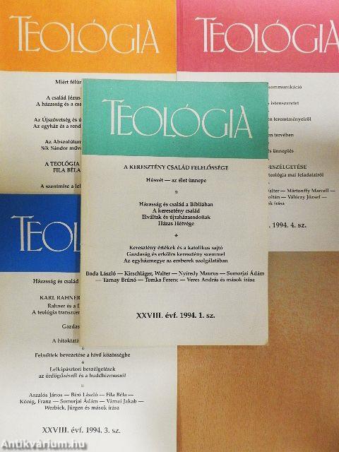 Teológia 1994/1-4.