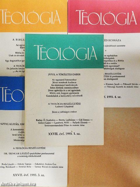 Teológia 1993/1-4.
