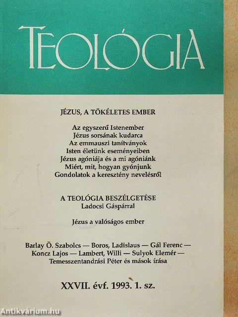 Teológia 1993/1-4.