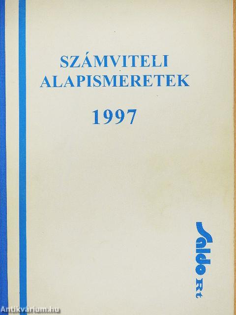 Számviteli alapismeretek 1997.
