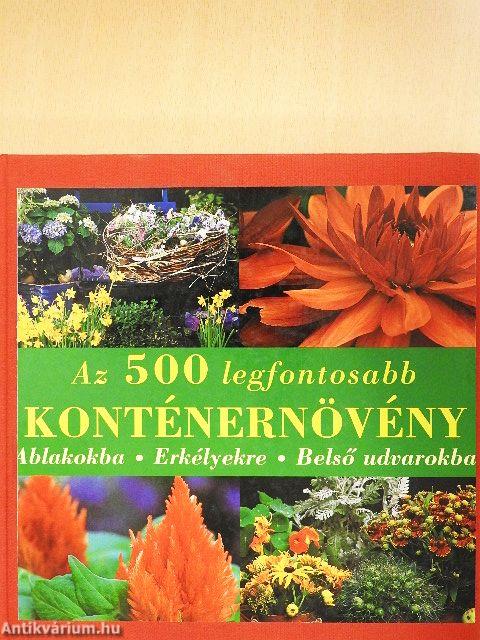 Az 500 legfontosabb konténernövény