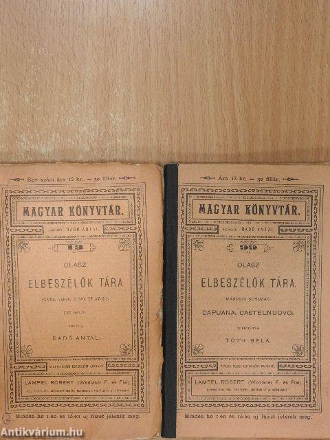 Olasz elbeszélők tára I-II.