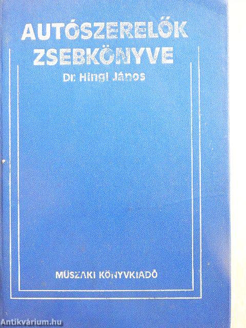 Autószerelők zsebkönyve