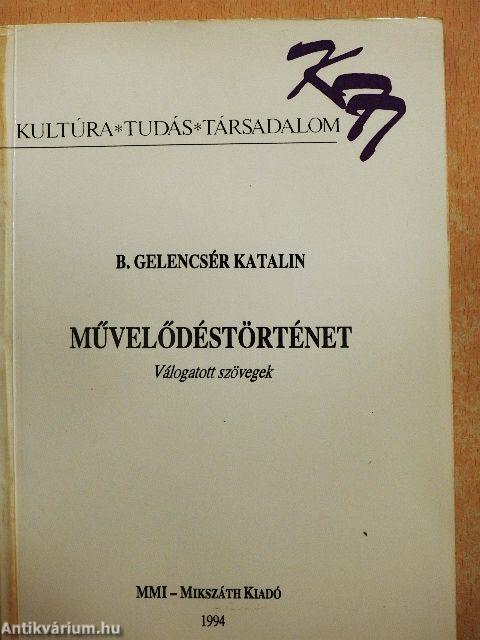 Művelődéstörténet