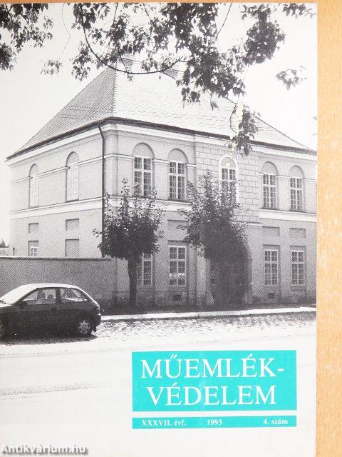 Műemlékvédelem 1993/4.