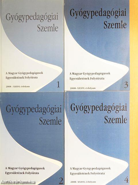 Gyógypedagógiai Szemle 2008. január-december