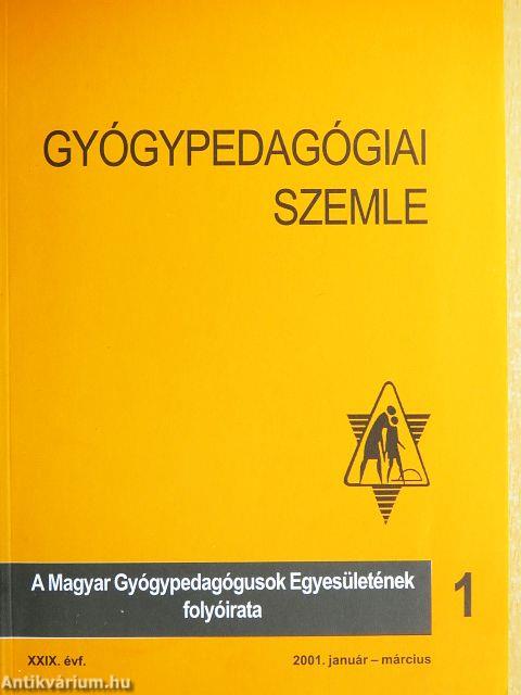 Gyógypedagógiai Szemle 2001. január-december/Különszámok