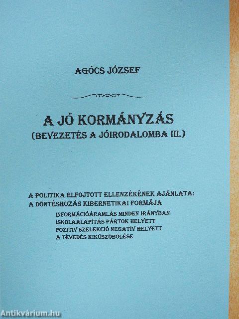A jó kormányzás