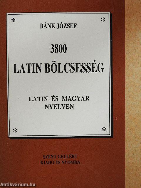 3800 latin bölcsesség