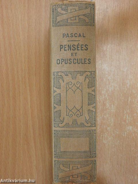 Pensées et opuscules