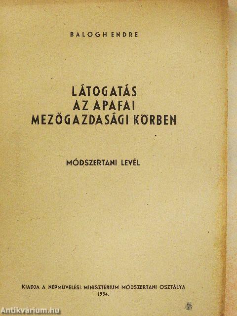 Látogatás az Apafai Mezőgazdasági Körben