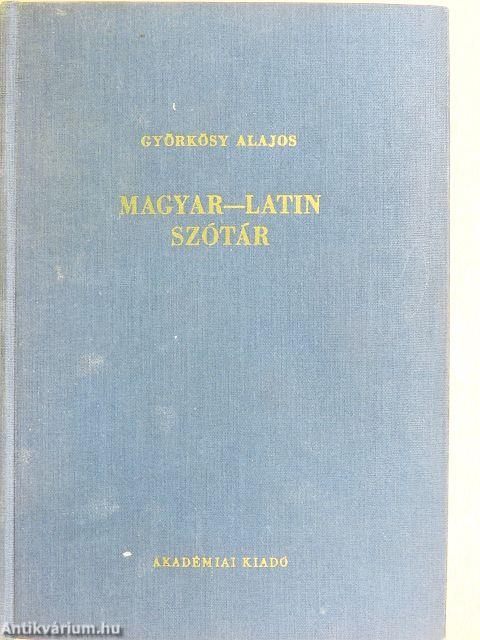 Magyar-latin szótár