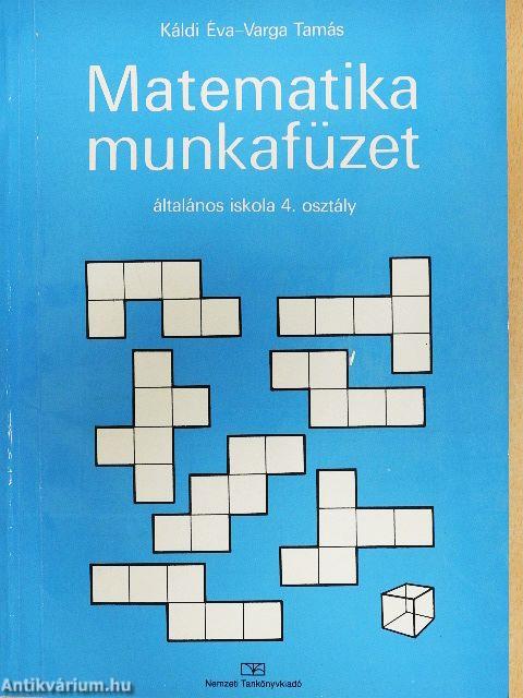 Matematika munkafüzet 4.