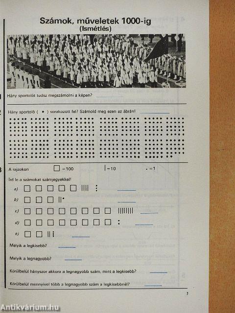 Matematika munkafüzet 4.