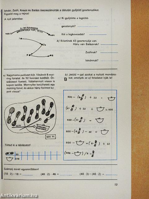 Matematika munkafüzet 4.
