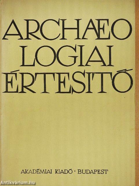 Archaeologiai értesítő 1978/2.