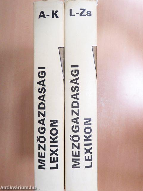 Mezőgazdasági Lexikon I-II.