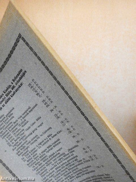 Theologiai Szemle 1989/4.