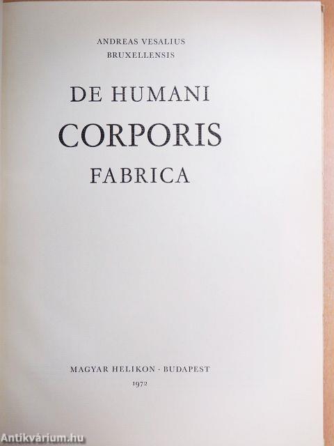 De humani corporis fabrica