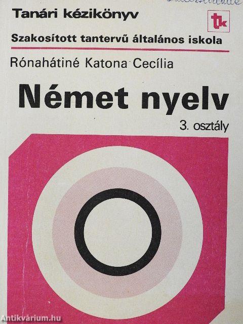 Német nyelv 3. osztály