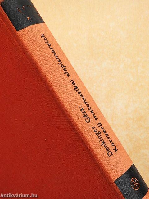 Korszerű matematikai alapismeretek