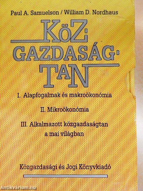 Közgazdaságtan I-III.
