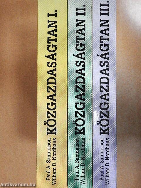 Közgazdaságtan I-III.