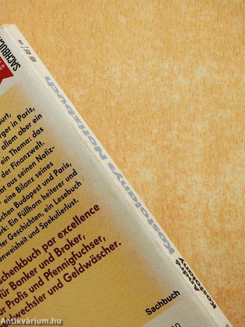 Kostolanys Notizbuch